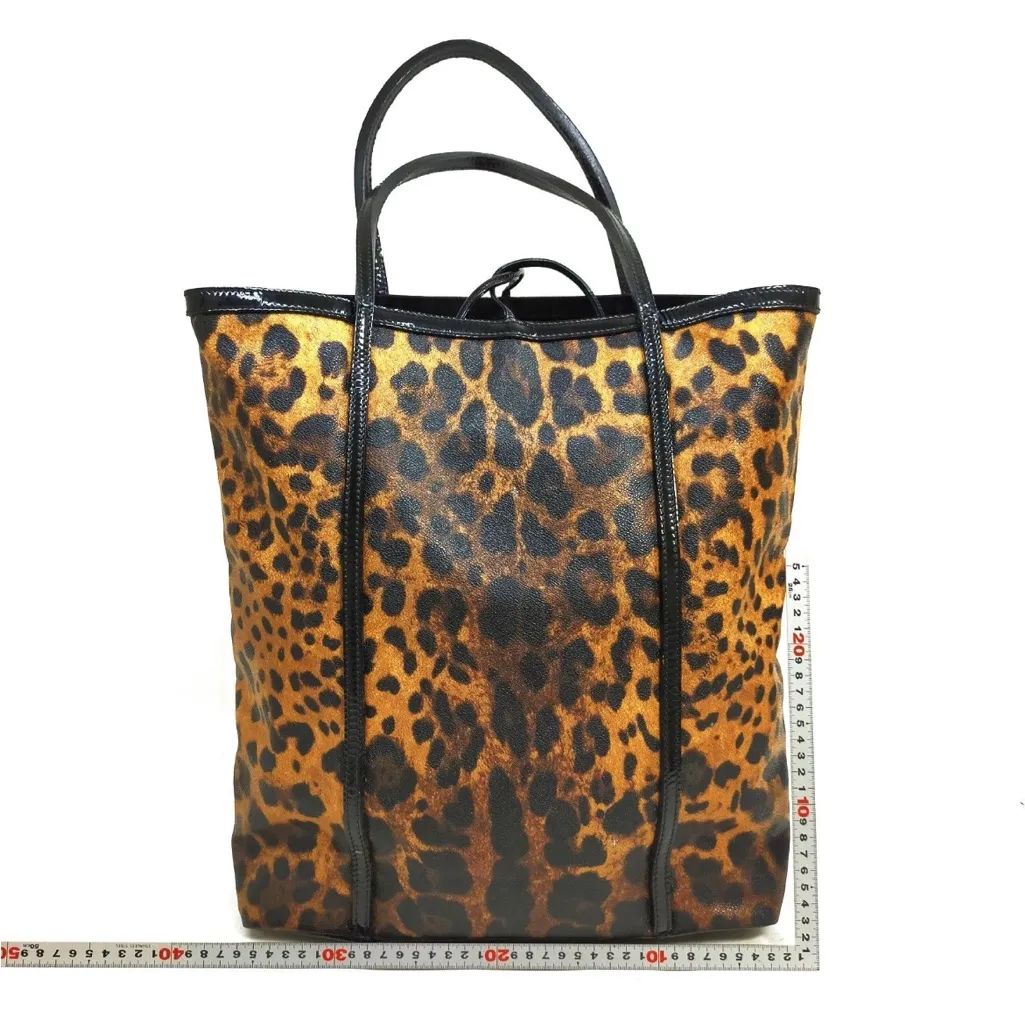 Dolce & Gabbana Leopard Print Tote Bag EUC - Image 2