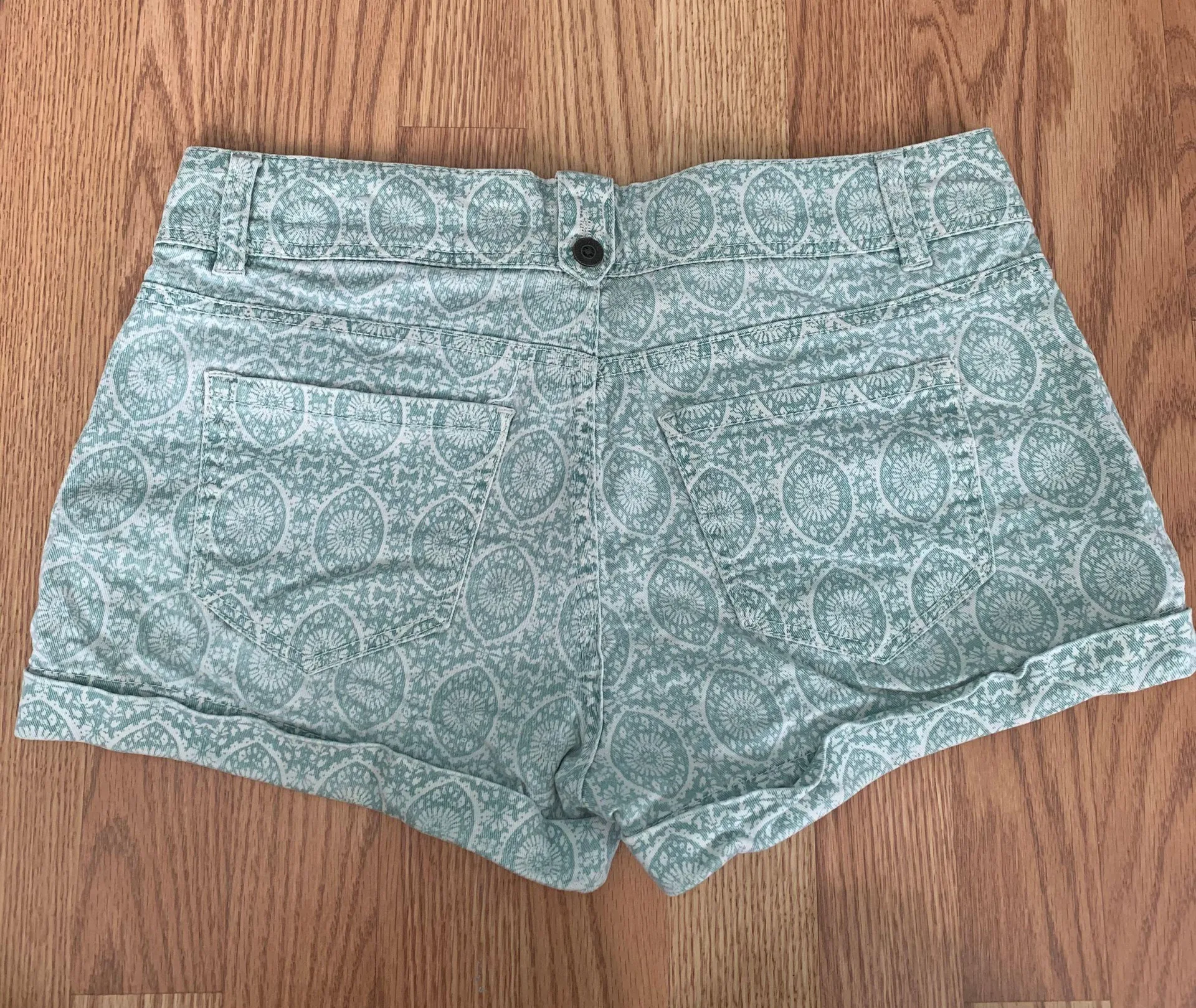 Life in Progress Jean Printed Shorts - Image 4