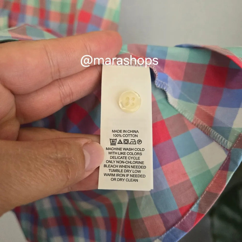 Kate Spade Madras Poplin Plaid Checkered Shirtdress - Image 7