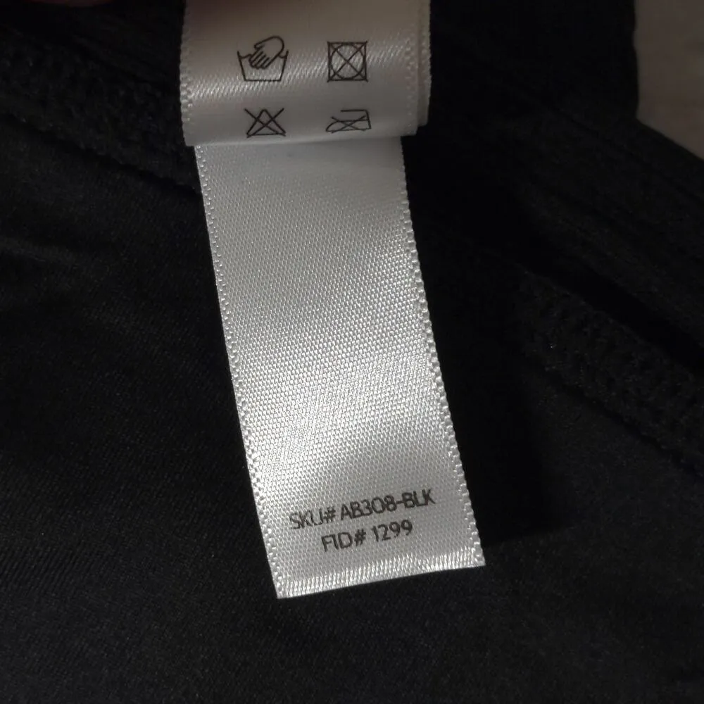 Andie Banded Cheeky Rib Bottoms Black Swimsuit Beach Resort Pool XXXL - Image 9