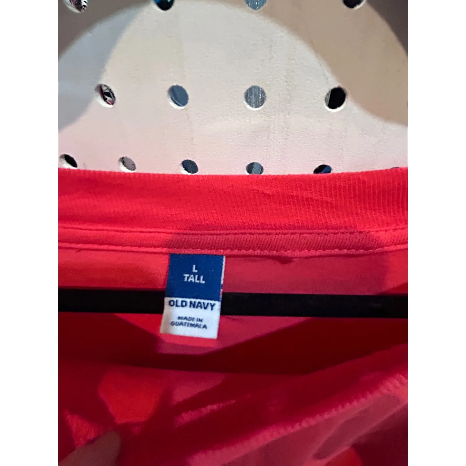 Old‎ Navy Red T-Shirt Dress, Tall Size L, Casual Everyday Summer - Image 6