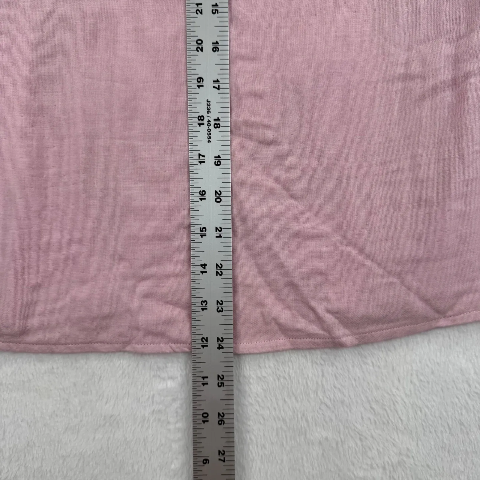 Love Whit by Whitney Port Top‎ Pink Wrap Blouse Long Sleeve Shirt Womens Small - Image 7