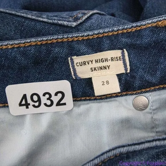 NEW Madewell Curvy High-Rise‎ Skinny Jeans in Coronet Wash, 28 - Image 13