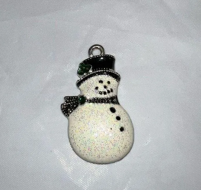 Kenneth Cole Vintage Snowman Sparkle Charm - Image 2