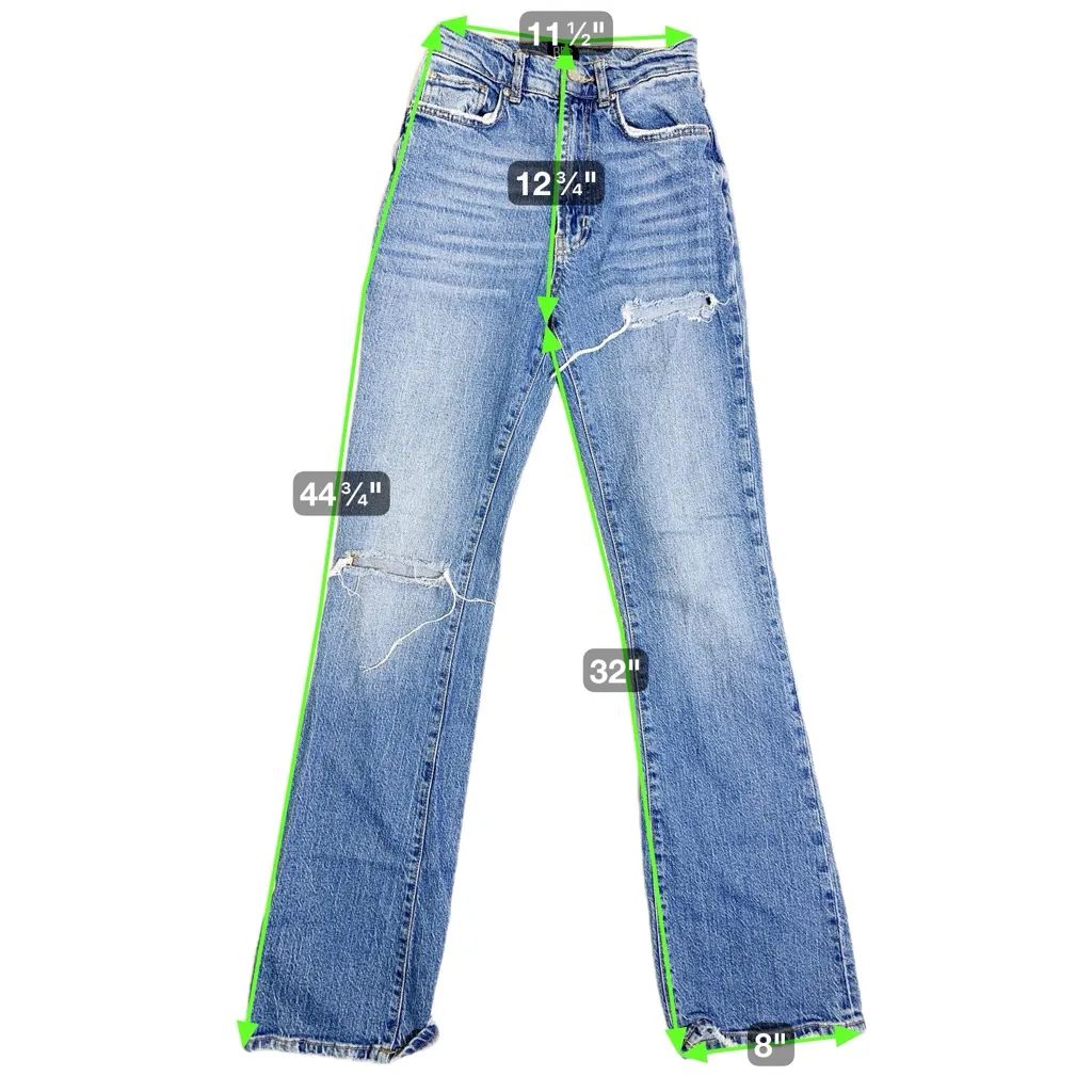 Urban Outfitters BDG‎ Stretch High Rise Flare Jeans size 24 - Image 6