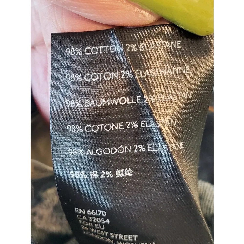 Free People Feel Like Sunshine Blue Denim Cotton Dark Wash Jeans Pant Size 24 - Image 11