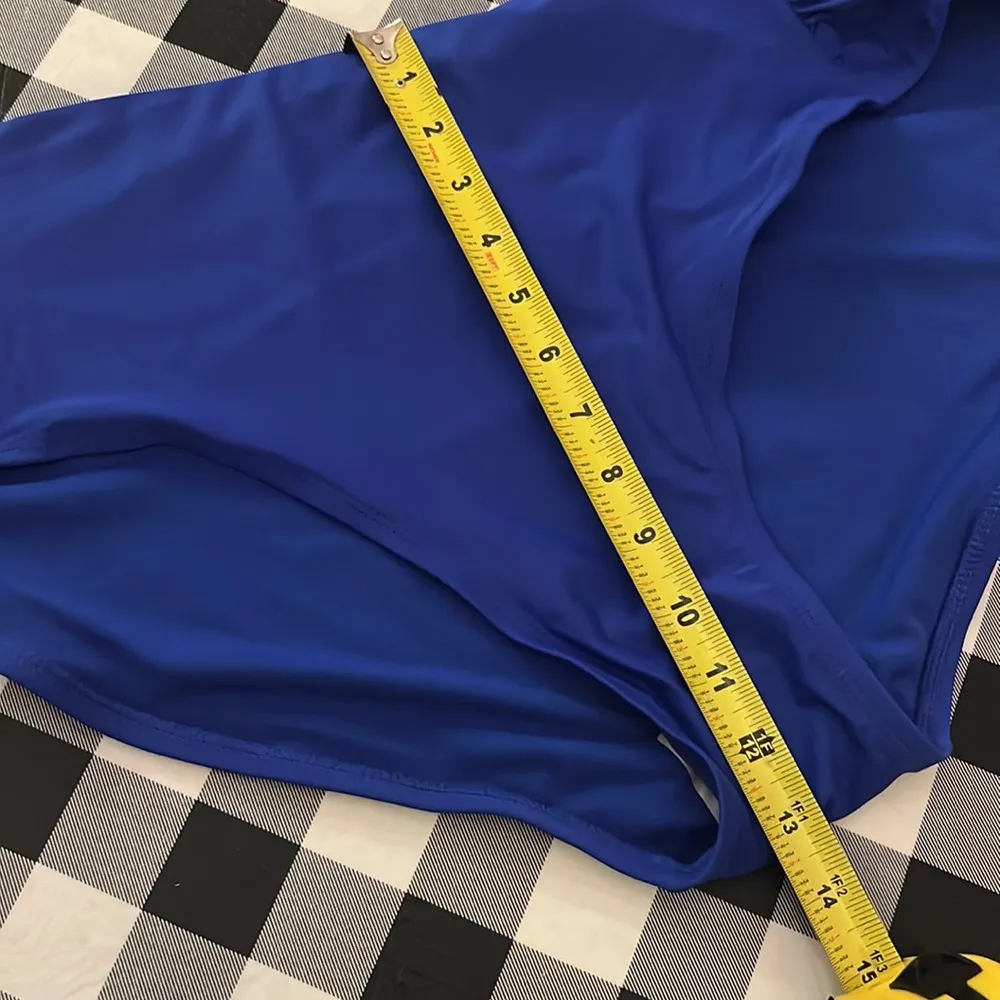 New Time and Tru Women’s Plus Royal Blue Mid Rise Bikini Bottoms 3X - Image 11