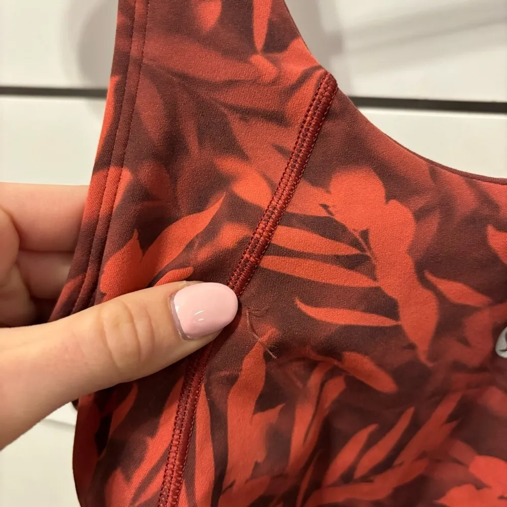 Lululemon Align Cropped Tank
Spray Leaf Fireside Red Multi - Image 5