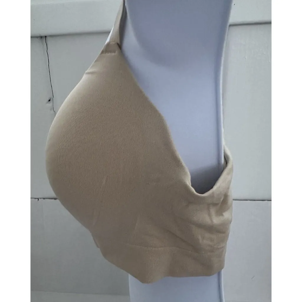 Truekind Supportive Comfort Wireless Shaping Bra Nude Tan Size 2X - Image 4
