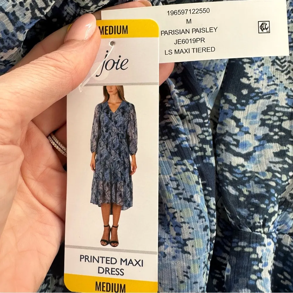 Joie Parisian Paisley Printed Maxi Dress - Image 4