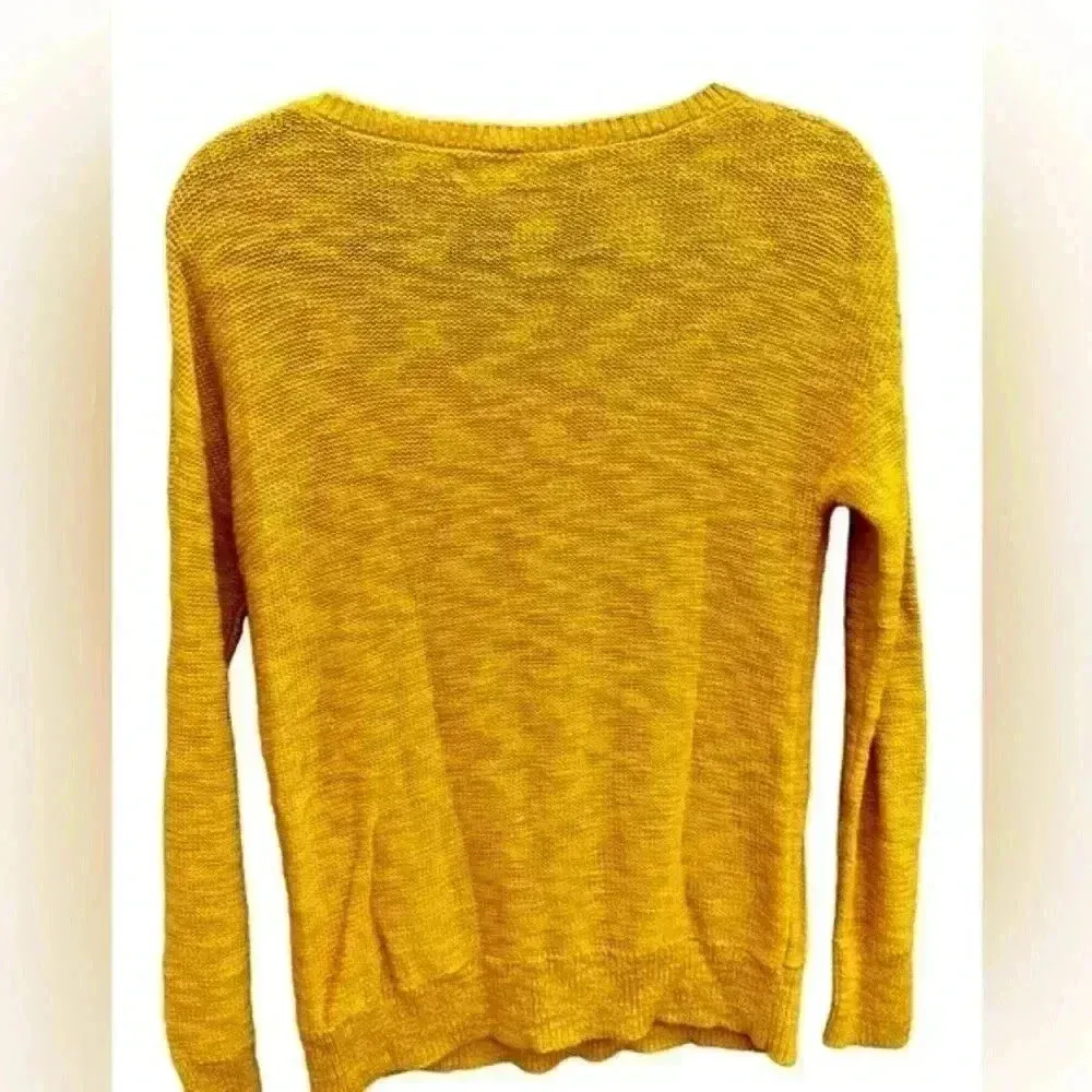 Mossimo‎ mustard yellow sweater Size S C4 - Image 5