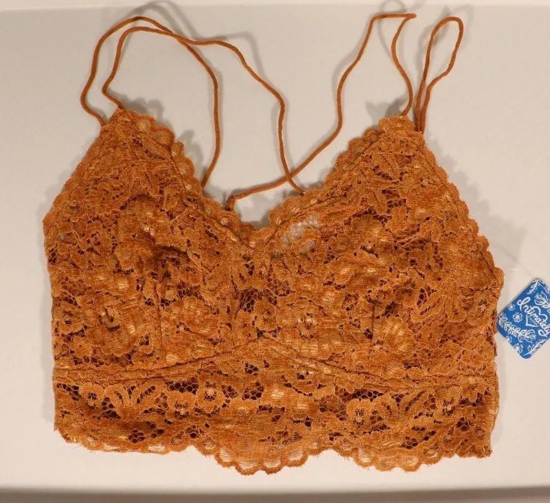 Free People NWT  Celine Bralette Size Small - Image 3