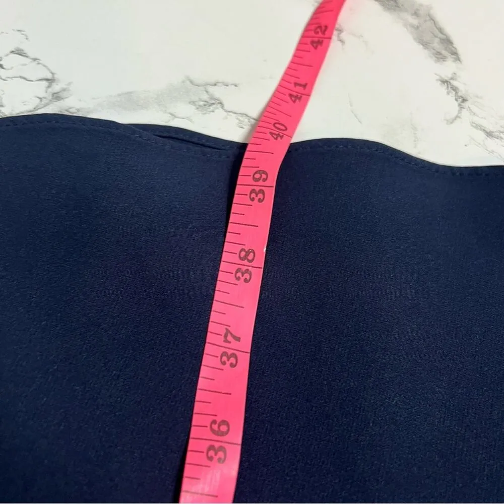 Gal Meets Glam Yvonne Navy One Shoulder
Bow Dress Sz 0 - Image 7