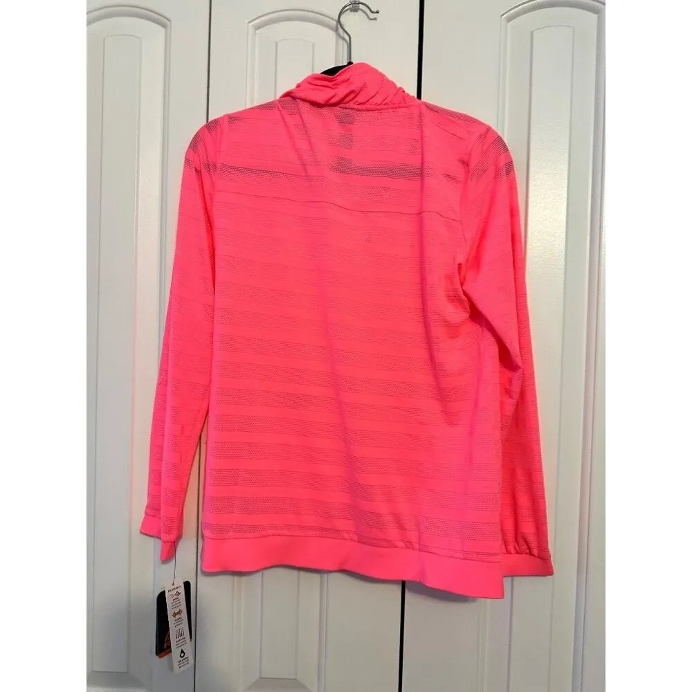 RBX hot pink‎ zip front hooded jacket NEW S Pink - Image 4