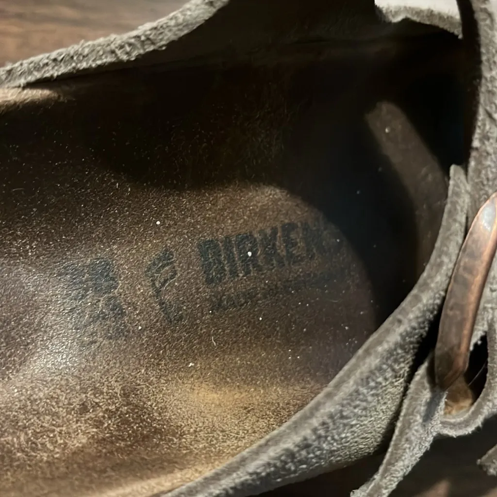 Birkenstock Arizona Suede Size 38 Women’s 7 7.5 Men’s 10 10.5 - Image 4