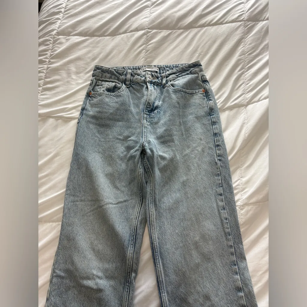 zara straight leg jeans - Image 2