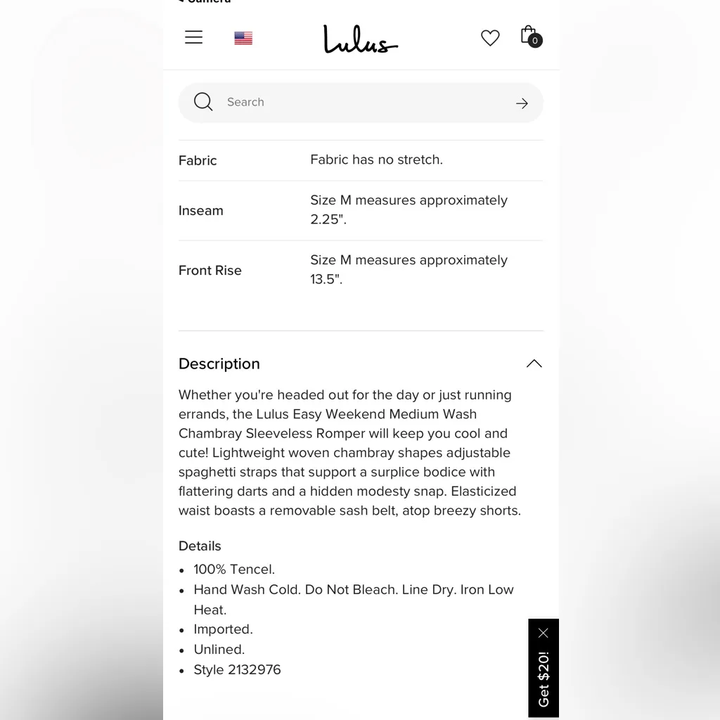 Lulus Easy Weekend Medium Wash Chambray Sleeveless Romper Blue - Image 9