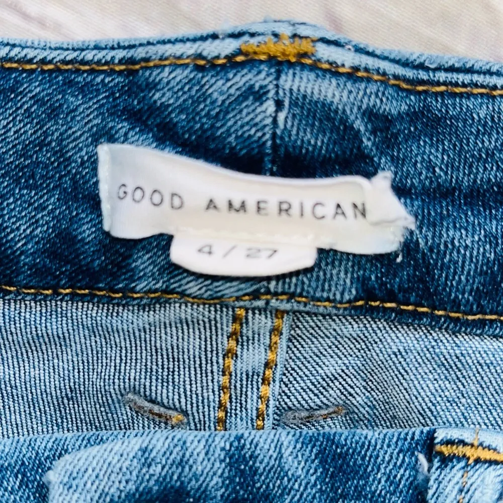 GOOD AMERICAN High Rise Skinny jeans sz 27 - Image 3