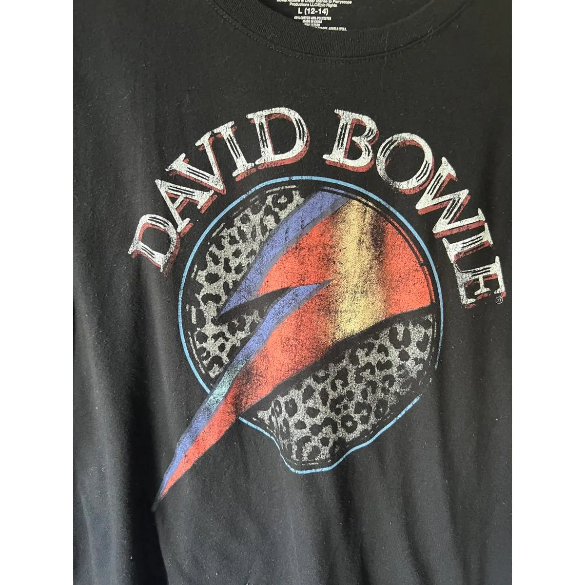 David Bowie Graphic Black T - Image 2