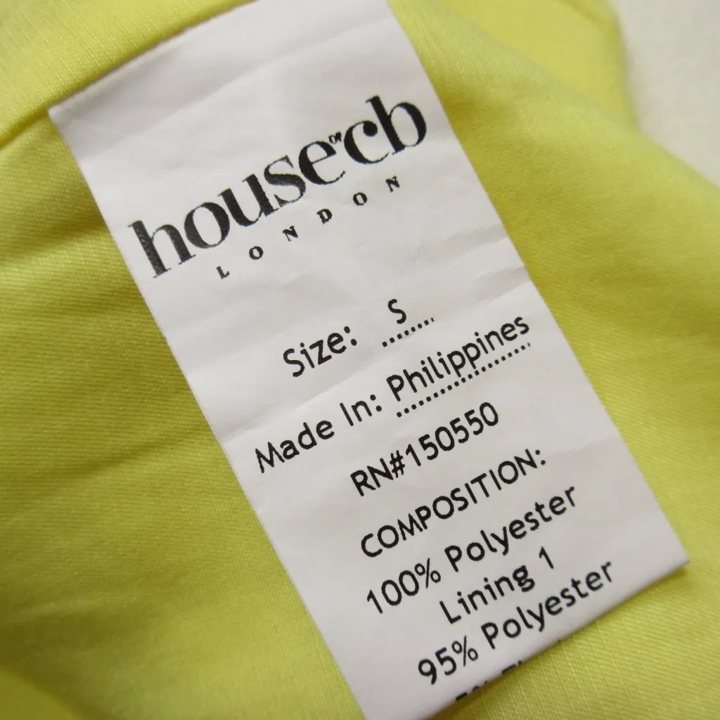 NWT House Of CB Soren Midi in Buttercup Yellow Keyhole Stretch Tank Dress S - Image 4