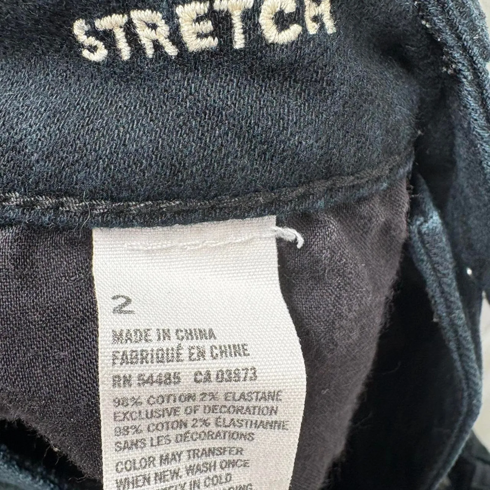 American eagle black distressed denim - Image 4