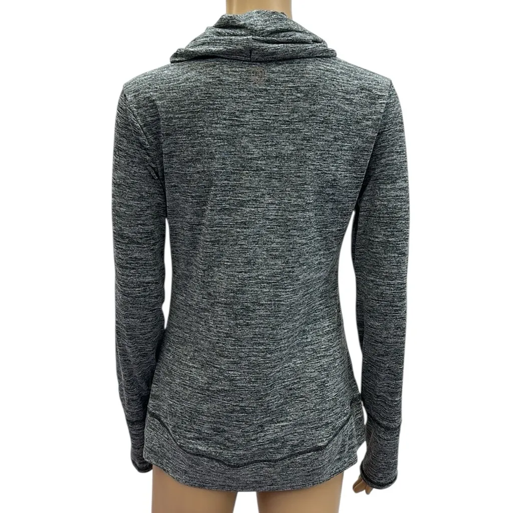 Balance Collection Cowl Neck Long Sleeve Thumb Hole Kangaroo Pocket Shirt Small - Image 6