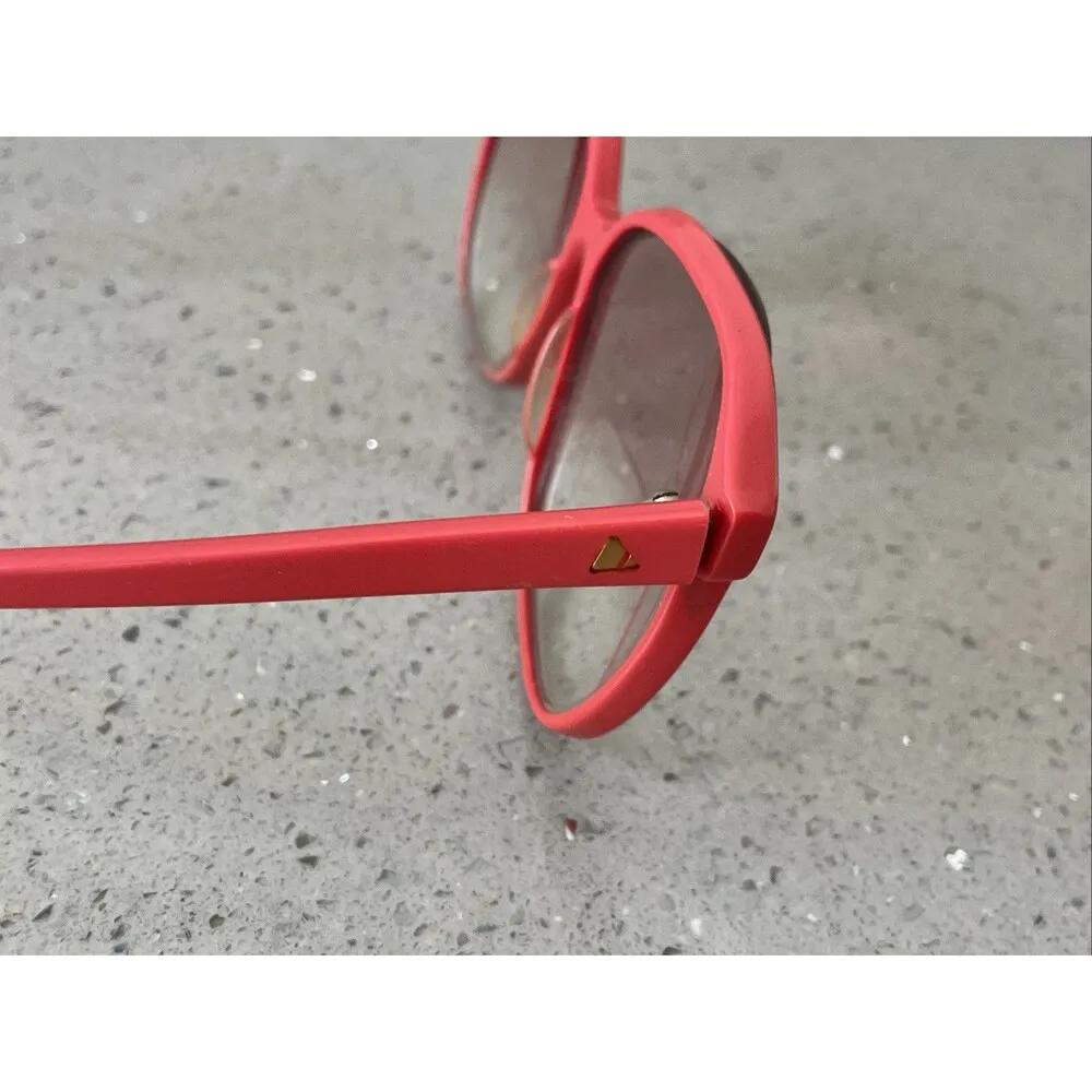 Liz Claiborne LC21 RED Oversized VTG Eyeglasses Frames ONLY 140mm - Image 10