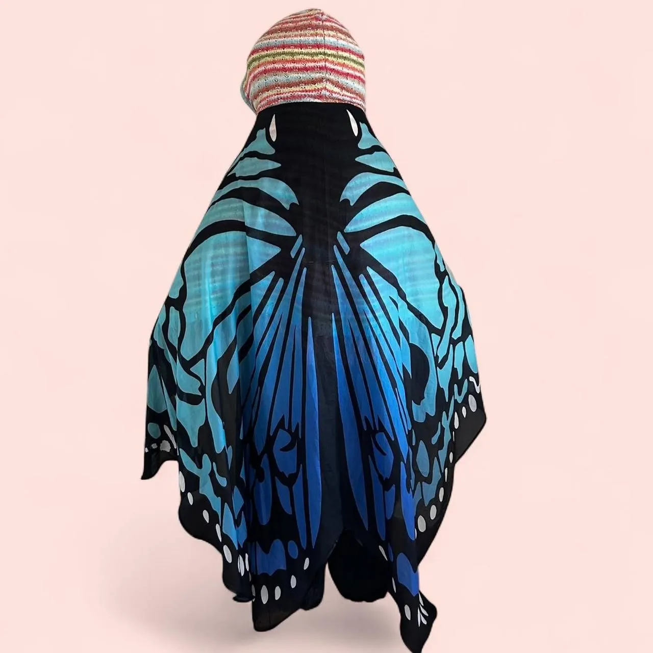 Blue butterfly wings cape - Image 6