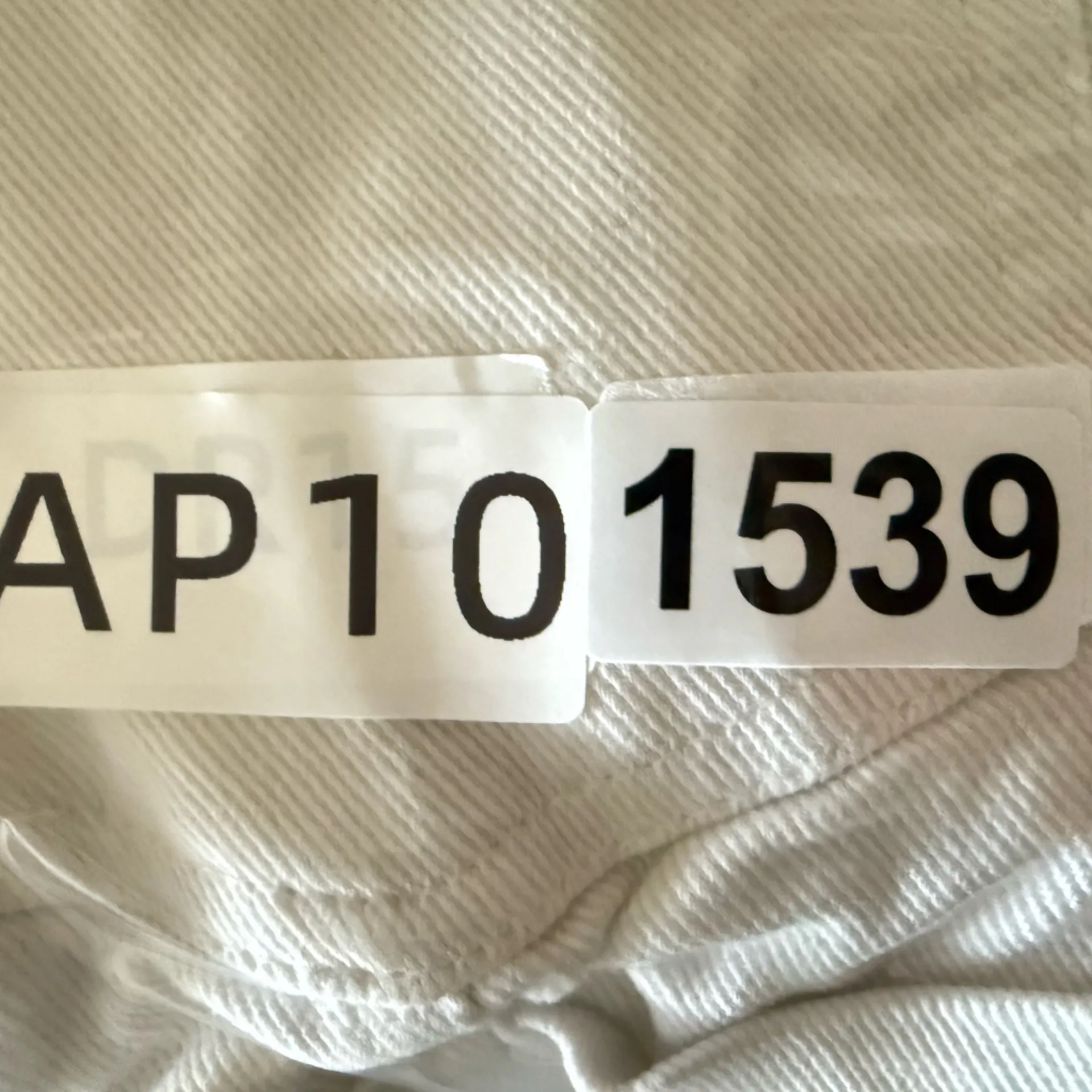 Zara High Waist Cream denim Shorts women size XS - Image 6