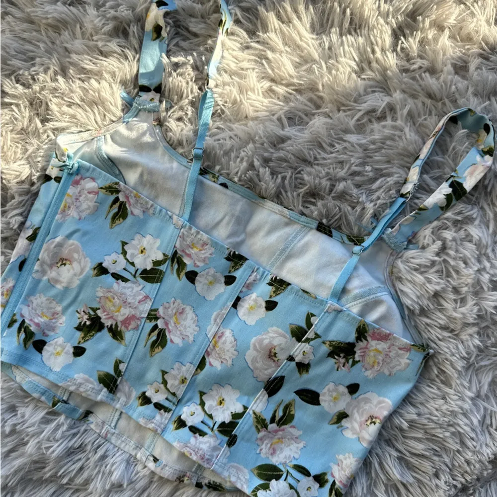 VS PINK Floral Corset Top - Image 4