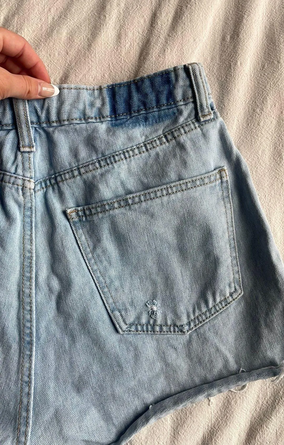 Blue Jean Shorts Size 10 - Image 4