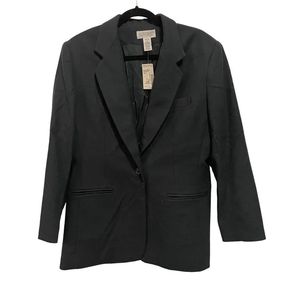 Land’s End Vintage 90’s Wool Cashmere Blazer - Image 2