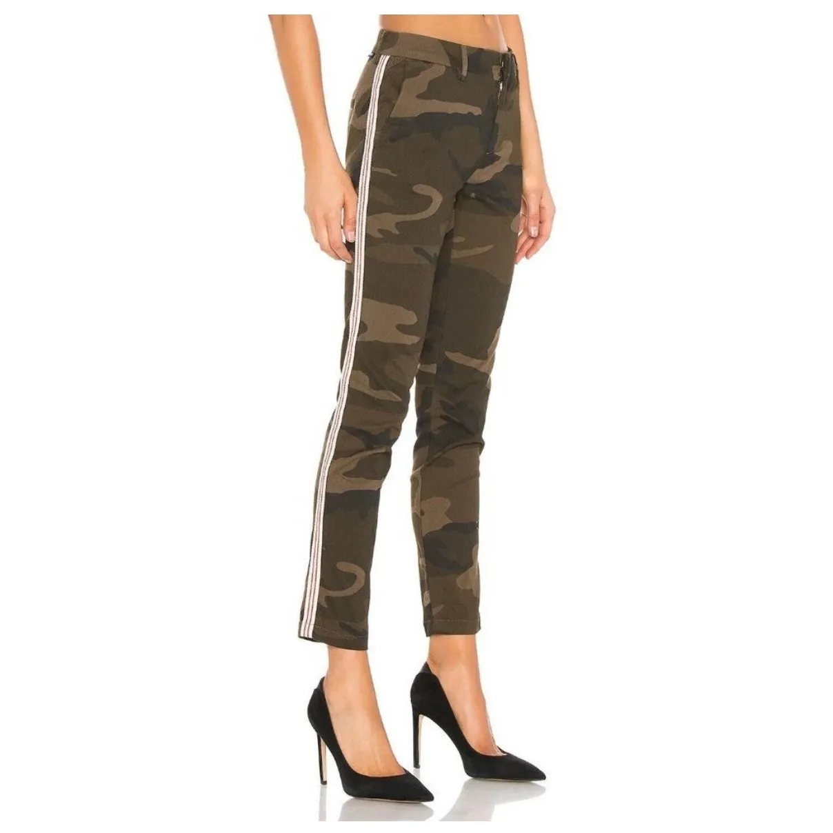 Reiko Lizzy Fancy Camo Pants 28 Green - Image 2