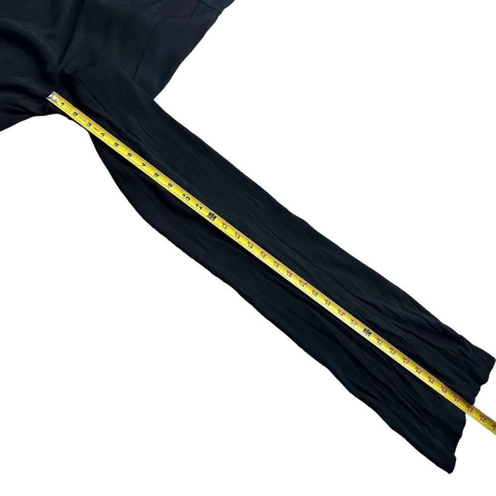 Anthropologie HD In Paris Women’s 0 Embroidered Wide Leg Jumpsuit Black Western‎ - Image 11