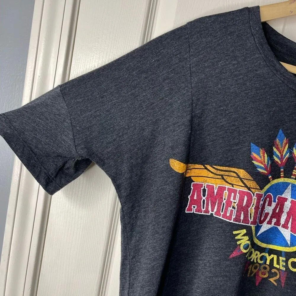NWT Freeze American Rebel Graphic Tee (Heather Gray) - Image 4