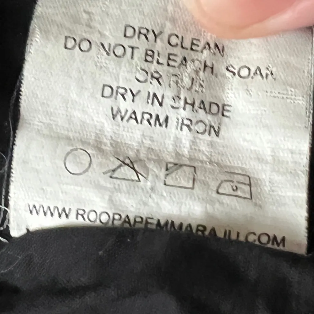 Roopa Pemmaraju Tribal‎ Printed Silk Shift Dress Anthropologie Size 8 Red - Image 8