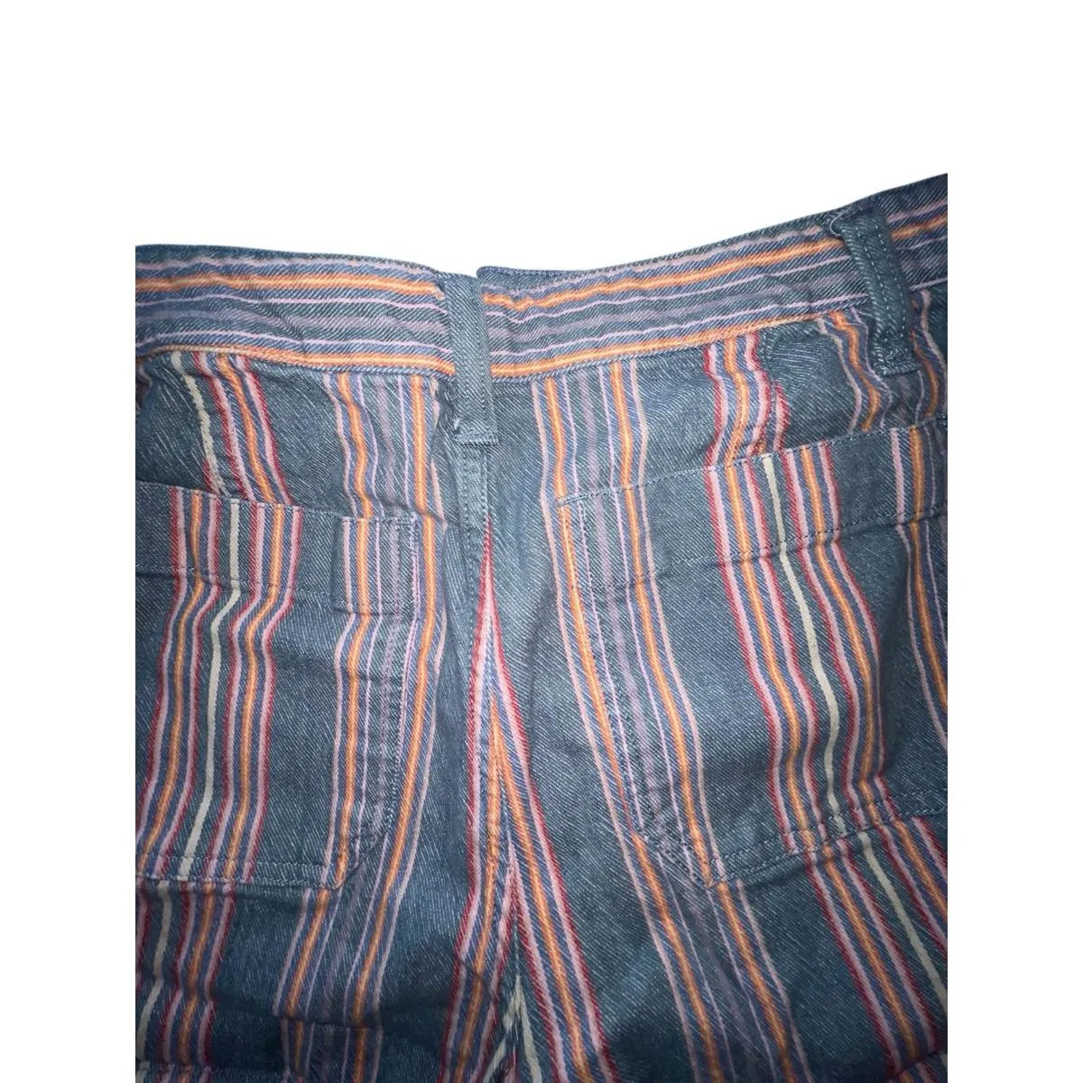 Madewell • Emmett shorts in rainbow stripe Waist Size 27 Summer Denim - Image 6