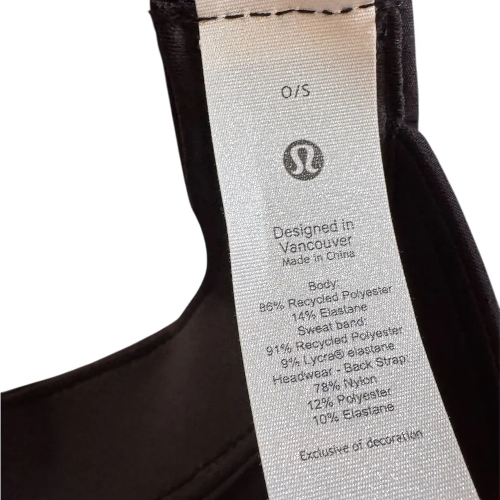 Lululemon Athletica Black Visor OS - Image 5