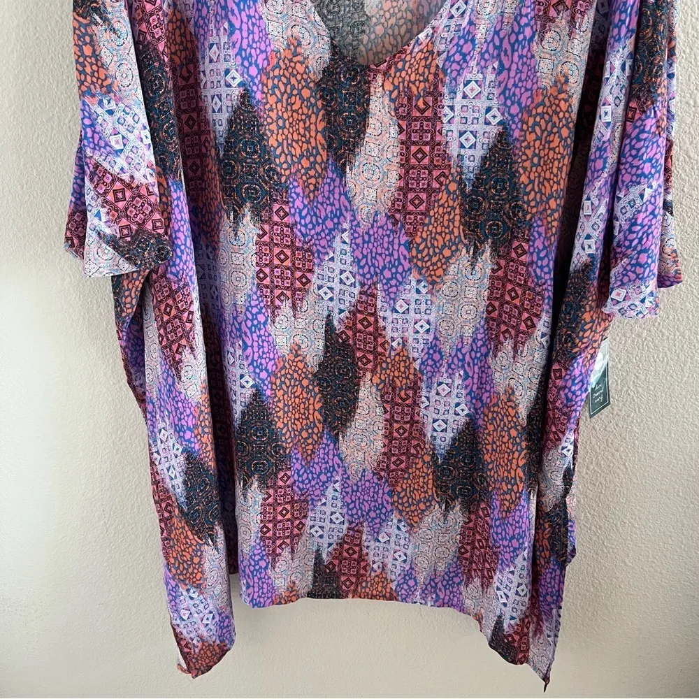 NWT Eidon Maeva Kaftan Muti Venice Cover Up Swim One Size - Image 3