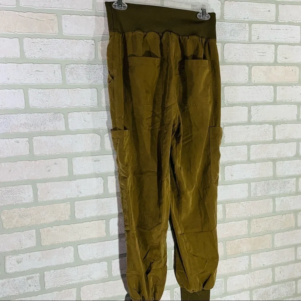 Anthropologie Maeve Cicerone Joggers in Dark Olive Size XS - Image 7