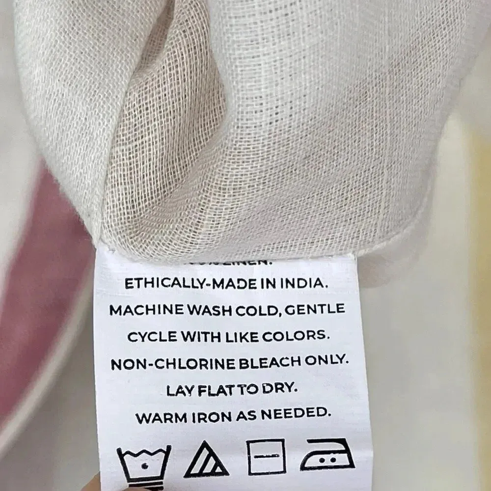 LAUDE the Label Organic Linen Jane Maxi Dress in Painter Stripe xxs Tan - Image 14