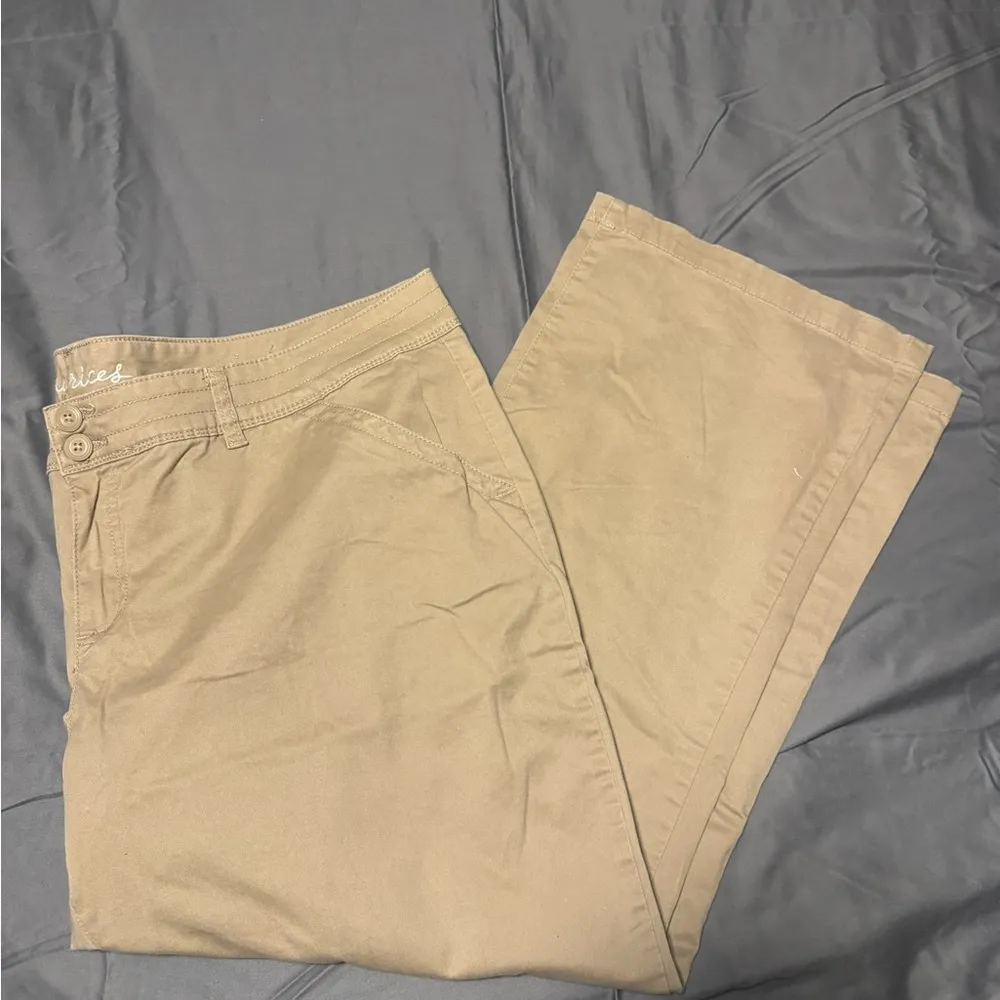 Maurices Tan Boot Cut Flare Pants - Image 2