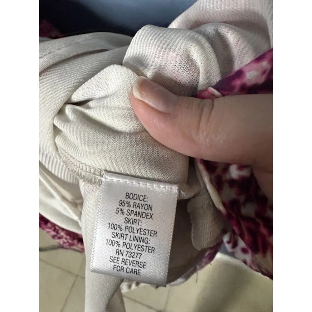 NWT Apt 9 Petite Dress Women's Size XL Pink Zip Up Throw on Dress No Sleeves - Image 9