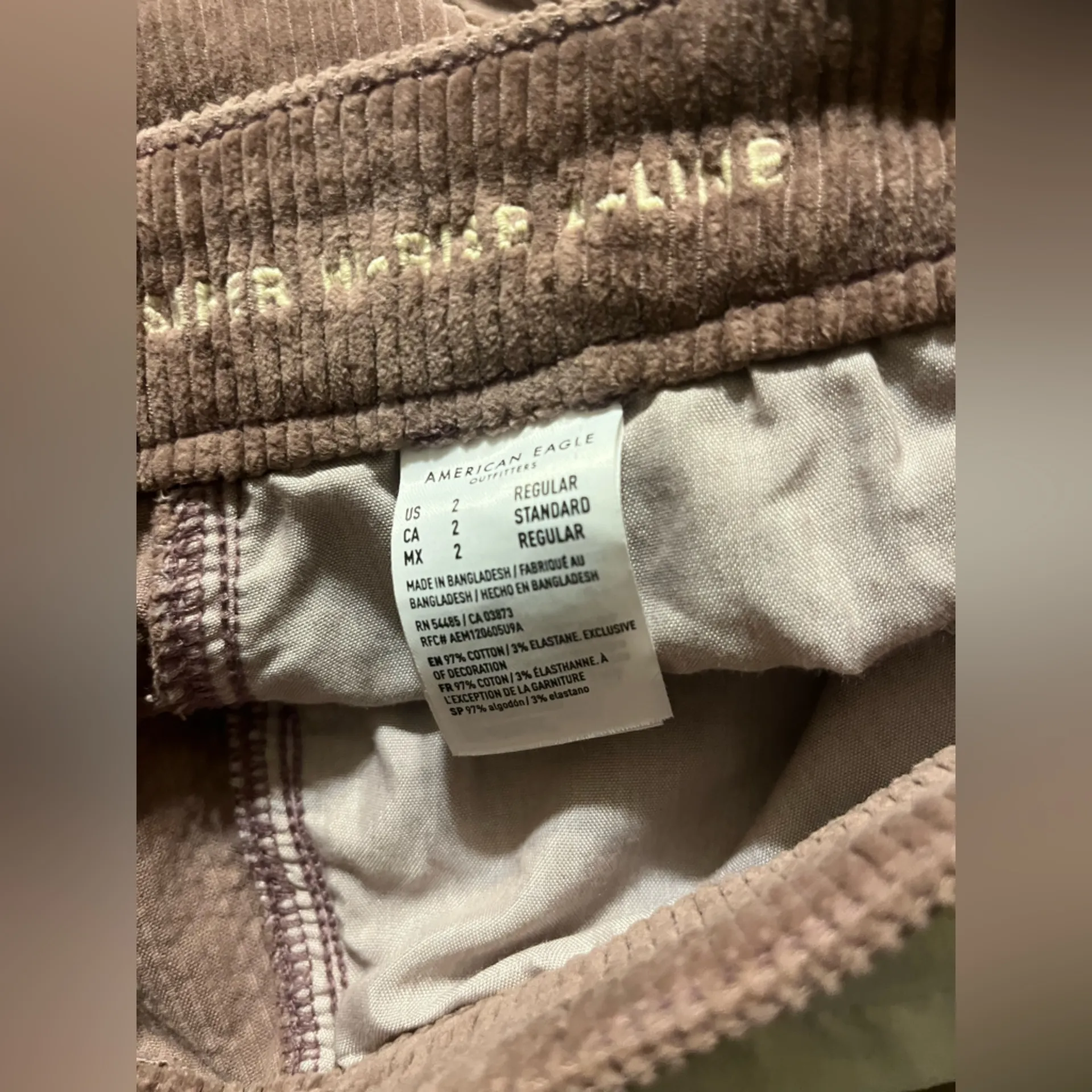 American Eagle Outfitters Brown Corduroy Mini Skirt - Image 5