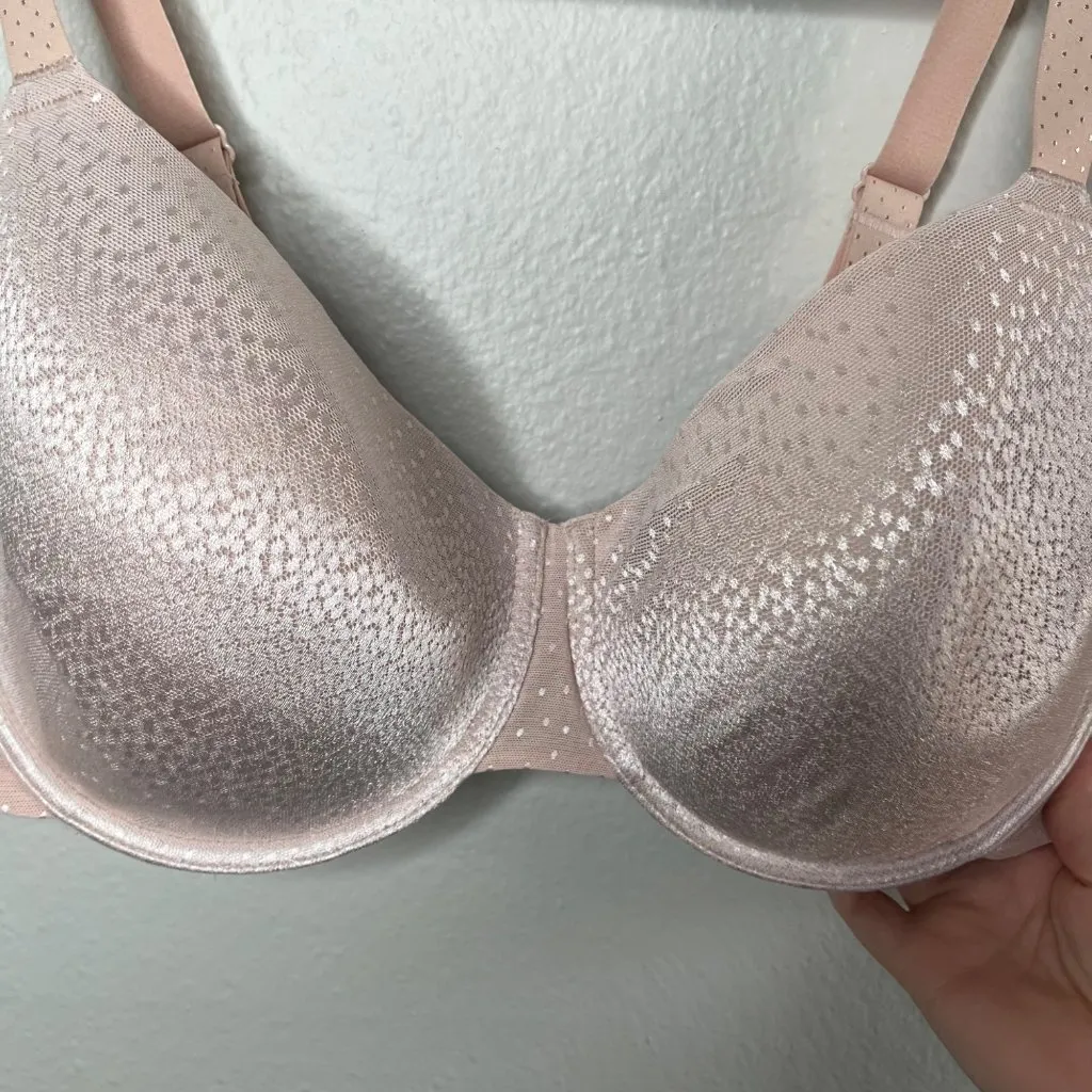 Wacoal Womens Pink Bra US 40DD Underwire Back Appeal t-shirt bra 853303 - Image 4