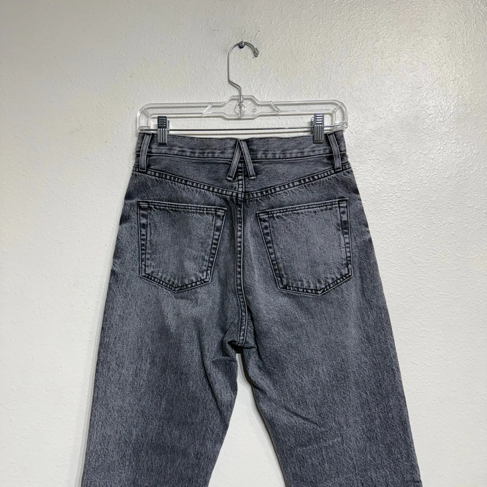 Slvrlake Wash Moonlight Blue London Crop Straight Leg Jeans Sz 26 - Image 11