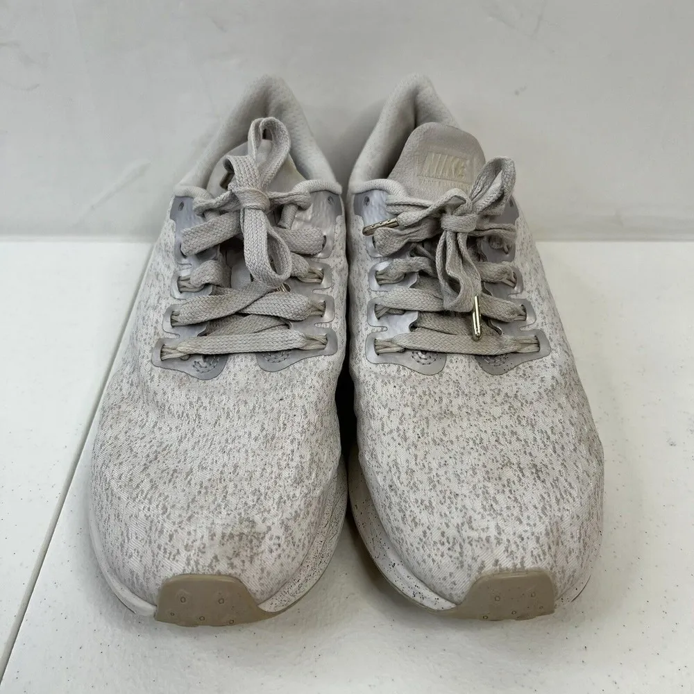 Nike Size 7.5 Air Zoom Pegasus 35 Premium Running Shoes Vast Grey AH8392-002 - Image 6