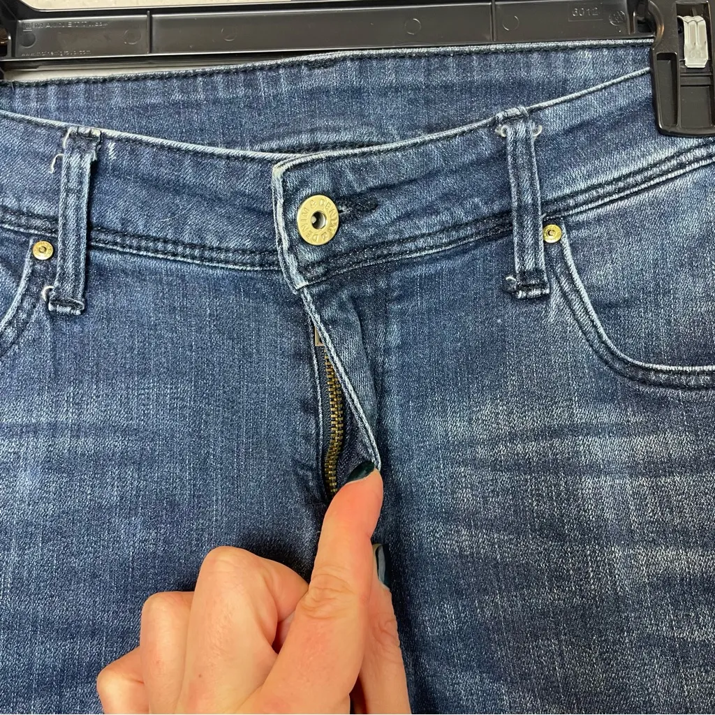 H&M Dark Blue Low Rise Skinny Jeans Size 32 x 34 - Image 4