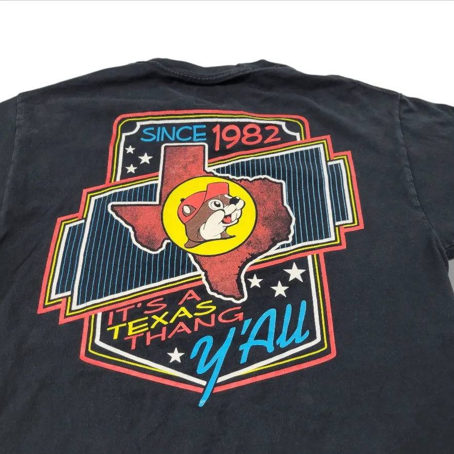 Hanes  Shirt Size Medium Buc-ee's T-Shirt Since 1982 It's A Texas Thang Y'all Tee - Image 7