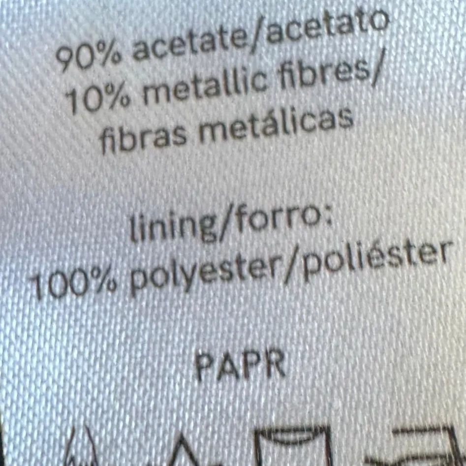 Venus sz 1X Women Gold Paisley Fringe Sheer Midi Dress Flapper Party Evening y2k - Image 13